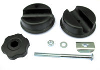 Picture of SET PLASTIKA PERUZZO SQUARE/ROUND KNOB 25mm 942