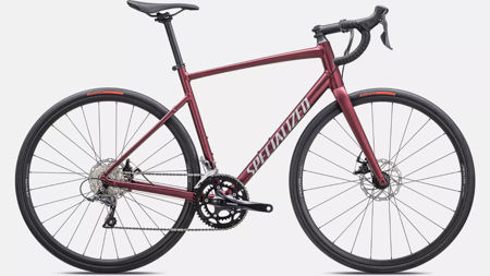 Picture of Allez 2025 Satin Maroon / Silver Dust / Flo Red