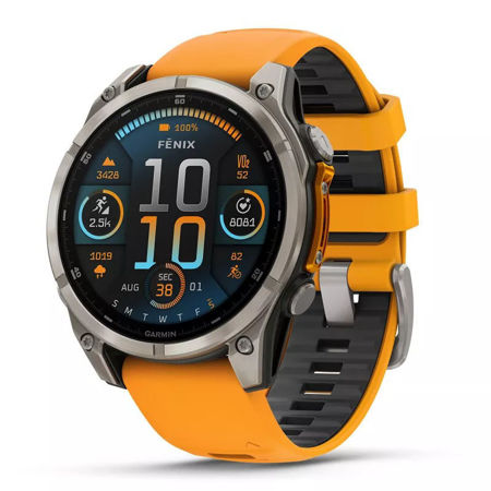 Picture of GARMIN FENIX 8 47mm AMOLED SAPPHIRE SPARK ORANGE