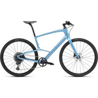 Picture of Specialized SIRRUS X 6.0 - Carbon City Bike - 2025 - satin glacial metallic / sliver dust frost reflective