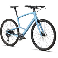 Picture of Specialized SIRRUS X 6.0 - Carbon City Bike - 2025 - satin glacial metallic / sliver dust frost reflective