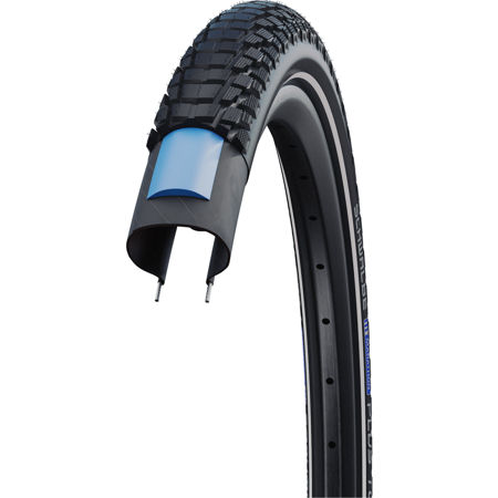 Picture of Vanjska guma Schwalbe Marathon PLUS TOUR Wire Bead Tire - Performance | Addix | SmartGuard - ECE-R75 - 26x2.00" | Black Reflex